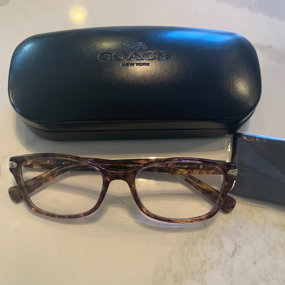 Coach HC 6065 Frame. Light Brown Confetti Tortoise - Picture 9 of 15